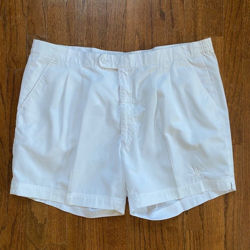 VTG Boast USA Men 42 Shorts Size Golf Tennis Pleated 90s Y2K Preppy Athletic